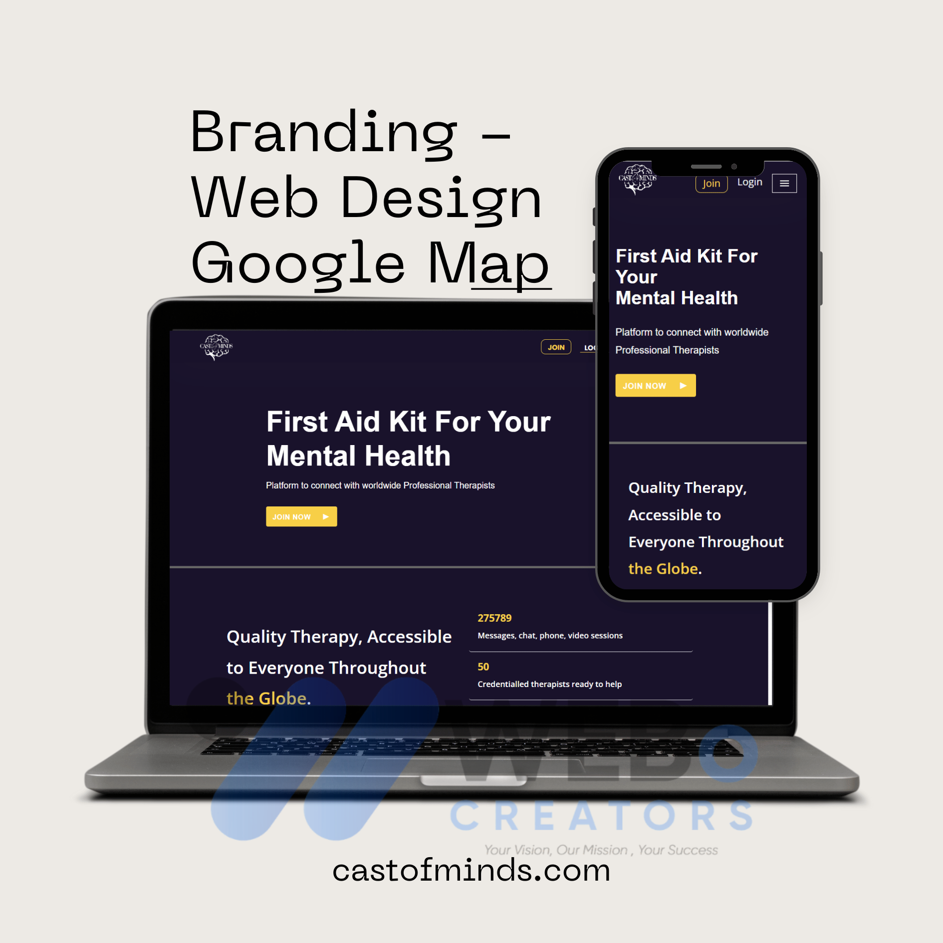 Custom CMS Development for Cast Of Minds digital agency